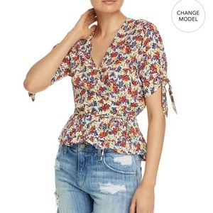 Faithful wrap top worn once sz 8